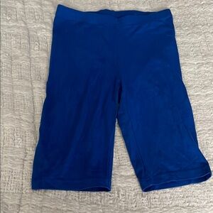 Flirtitude Blue Bike Shorts with Elastic Waistband